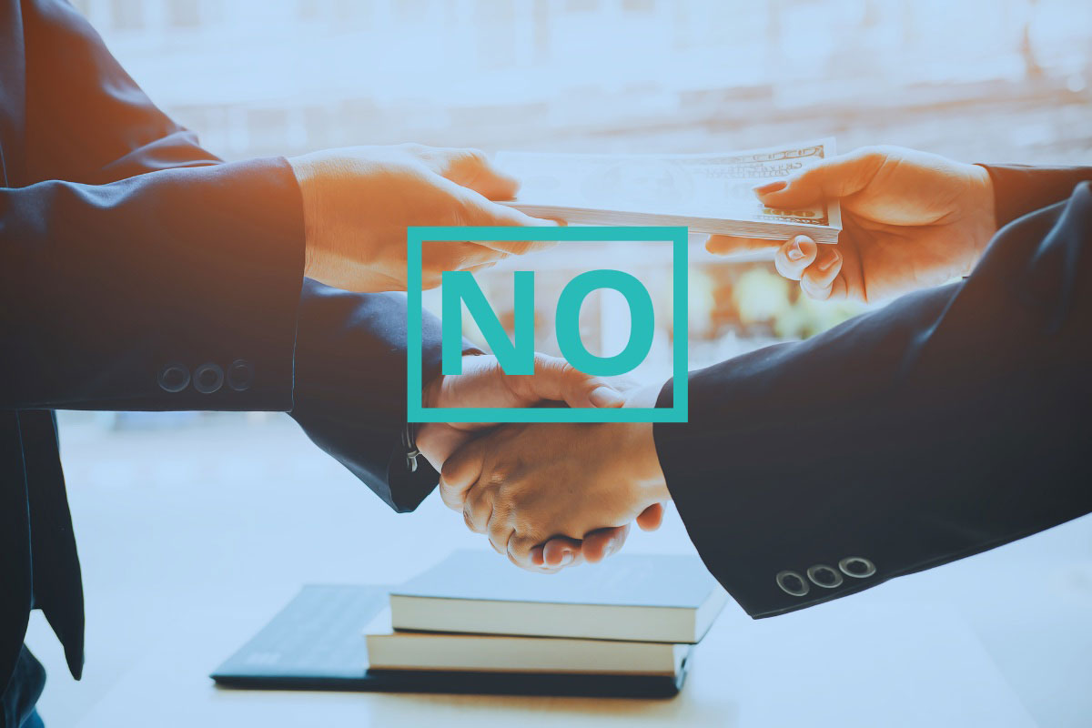 No money kickbacks or other kommision